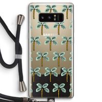 Paradise: Samsung Galaxy Note 8 Transparant Hoesje met koord