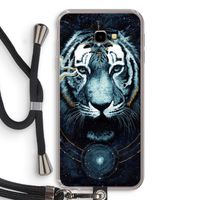 Darkness Tiger: Samsung Galaxy J4 Plus Transparant Hoesje met koord Darkness Tiger: Samsung Galaxy J4 Plus Transparant Hoesje met koord