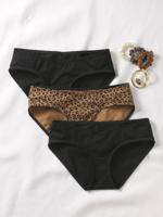 Set van 3 slipjes voor zwangere vrouwen ENVIE DE FRAISE zwart