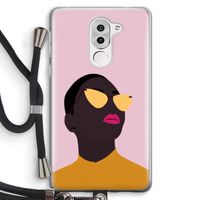 Yellow glasses: Honor 6X Transparant Hoesje met koord