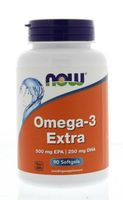 NOW Omega-3 Extra 500 mg EPA 250 mg DHA (90 softgels) - thumbnail