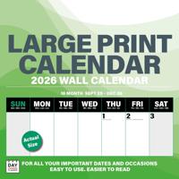Large Print Maandplanner 2026