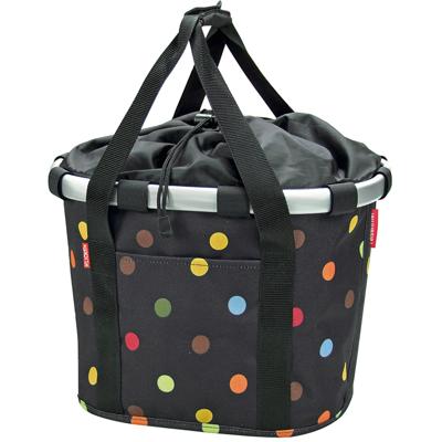 Klickfix Shopping bag r&k bikebasket dots