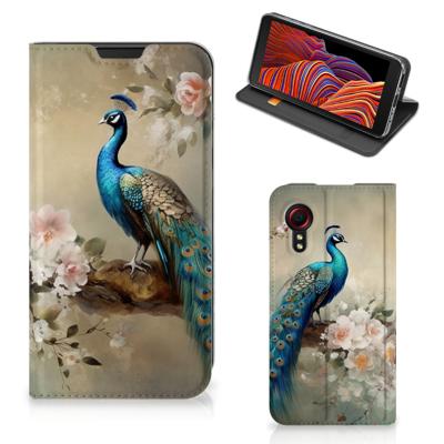 Smartphone hoesje voor Samsung Galaxy Xcover 5 Vintage Pauwen