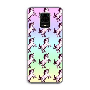 Musketon Unicorn: Xiaomi Redmi Note 9 Pro Transparant Hoesje