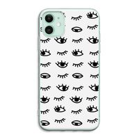 Eye pattern #2: iPhone 11 Transparant Hoesje