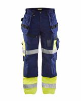 Blåkläder Werkbroek High-Vis X1500 15081860 | Marine/High-Vis Geel | Maat 58 - 7330509387306