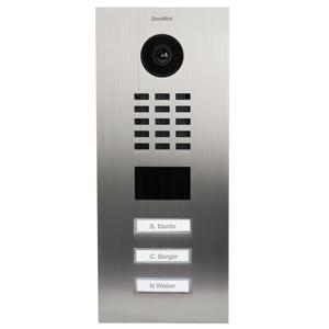 DoorBird D2103V Buitenunit voor Video-deurintercom via WiFi LAN RVS V2A (geborsteld)