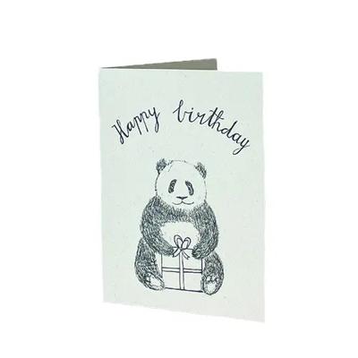 'Aardkaart 'Happy birthday' panda' kopen? | FOR YOU GIFTS 'Aardkaart 'Happy birthday' panda' kopen? | FOR YOU GIFTS