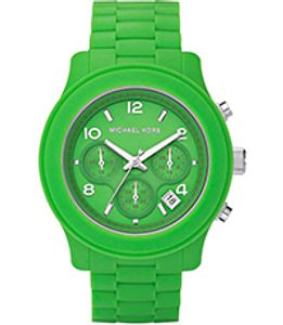 Horlogeband (Band + Kastcombinatie) Michael Kors MK5422 Staal/Silicoon Groen 20mm