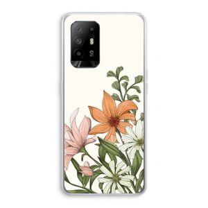Floral bouquet: Oppo A95 5G Transparant Hoesje
