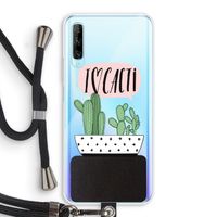 I love cacti: Huawei P Smart Pro Transparant Hoesje met koord