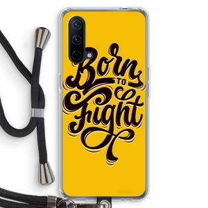 Born to Fight: OnePlus Nord CE 5G Transparant Hoesje met koord