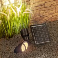 Solar spot heads complete set met twee spots en los solarpaneel | solarlampkoning - thumbnail