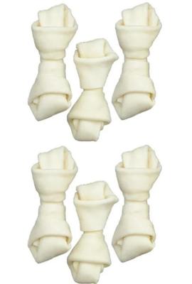 ZOLUX Knotted white bone - kauwstaaf voor hond - 54g