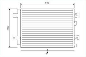 Airco condensor 814077