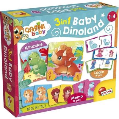 Dinoland - Educatieve spellen - CAROTINA BABY - Puzzels, Memo's, Associaties