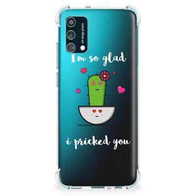 Samsung Galaxy M02s | A02s Stevig | Bumper Hoesje | Cactus Glad Samsung Galaxy M02s | A02s Stevig | Bumper Hoesje | Cactus Glad