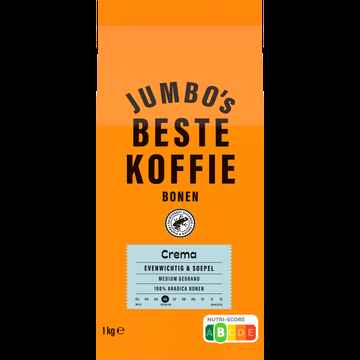 Jumbo&apos;s Beste Koffiebonen Crema 1 kg