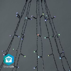 Nedis SmartLife Decoratieve LED | Wi-Fi | RGB | 180 LED&apos;s | 10 x 2 m | 1 stuks - WIFILXT01C180 WIFILXT01C180