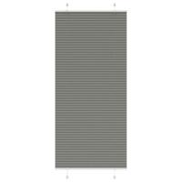 Pliss rolgordijn 100x200 cm stofbreedte 99,4 cm antraciet