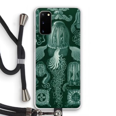 Haeckel Cubomedusae: Samsung Galaxy S20 Transparant Hoesje met koord
