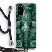 Haeckel Cubomedusae: Samsung Galaxy S20 Transparant Hoesje met koord