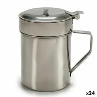 Oliepot voor vlees en vis Zilverkleurig Roestvrij staal 500 ml (24 Stuks) - thumbnail