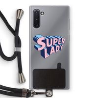 Superlady: Samsung Galaxy Note 10 Transparant Hoesje met koord