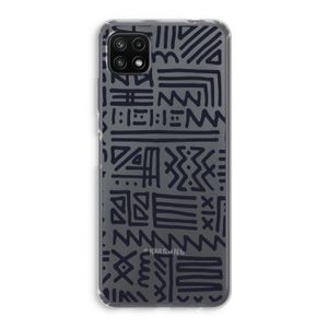 Marrakech print: Samsung Galaxy A22 5G Transparant Hoesje