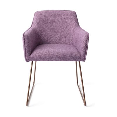 Jesper Home Hofu eetkamerstoel Violet Daisy slide rose