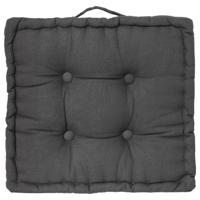 Atmosphera Vloerkussen Square - donkergrijs - katoen - 38,5 x 38,5 x 8 cm - vierkant - Extra dik Atmosphera Vloerkussen Square - donkergrijs - katoen - 38,5 x 38,5 x 8 cm - vierkant - Extra dik
