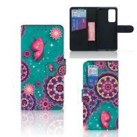 Huawei P40 Hoesje Cirkels en Vlinders