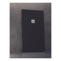 By Goof Smart Slate Negro douchevloer 90x120x3 cm polymeer zwart mat - thumbnail