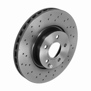 Remschijf COATED DISC LINE BREMBO, Remschijftype: Geperforeerd / Geventileerd, u.a. für Mercedes-Benz