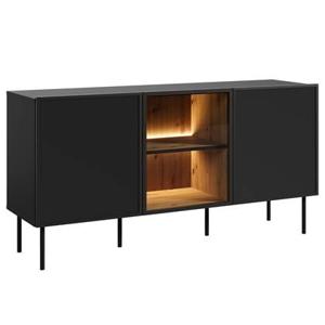 Meubella Dressoir Zone - Zwart - 150 cm