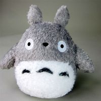 Ghibli - Totoro Pluche 20cm (Light Grey)