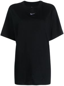 Nike t-shirt en coton à logo Swoosh - Noir