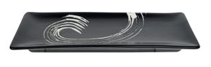 Serveerbord Zwart/Wit - Black Maru - 26.5 x 10.5 cm