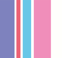 Paars en roze verticale strepen behang