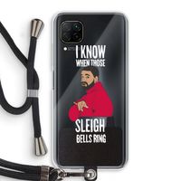 Sleigh Bells Ring: Huawei P40 Lite Transparant Hoesje met koord