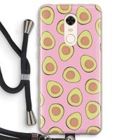 Dancing avocados: Xiaomi Redmi 5 Transparant Hoesje met koord