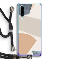 Formo: Huawei P30 Transparant Hoesje met koord