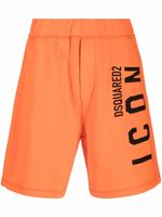 DSQUARED2 short de sport à logo Icon - Orange - thumbnail