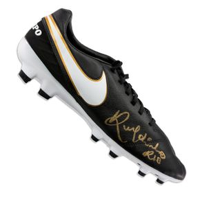 Gesigneerde Ronaldinho Nike Tiempo Voetbalschoen