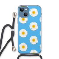 Margrietjes: iPhone 13 Transparant Hoesje met koord
