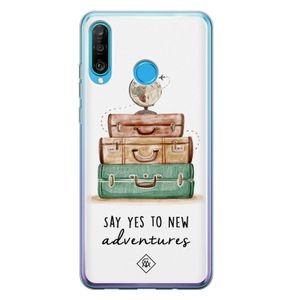 Huawei P30 Lite siliconen hoesje - Wanderlust