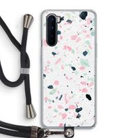 Terrazzo N°3: OnePlus Nord Transparant Hoesje met koord