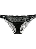 Fleur Of England string en dentelle - Noir