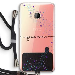 Sterren: HTC U Play Transparant Hoesje met koord